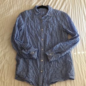 J.McLaughlin crinkle cotton shirt